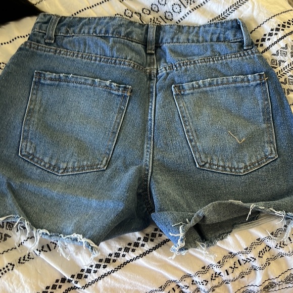 Denim shorts with red, white and blue stars - Picture 3 of 3